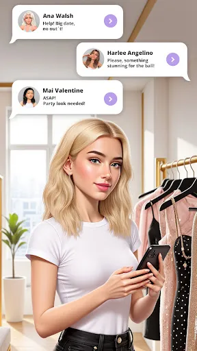 Gameplay screenshot 3 from Glow Fashion Idol - Casual game